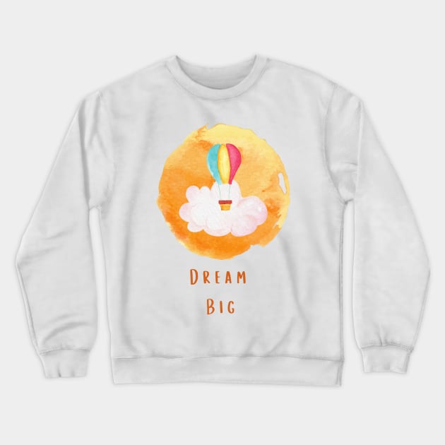 Watercolour Baby With Quotes Crewneck Sweatshirt by Pris25